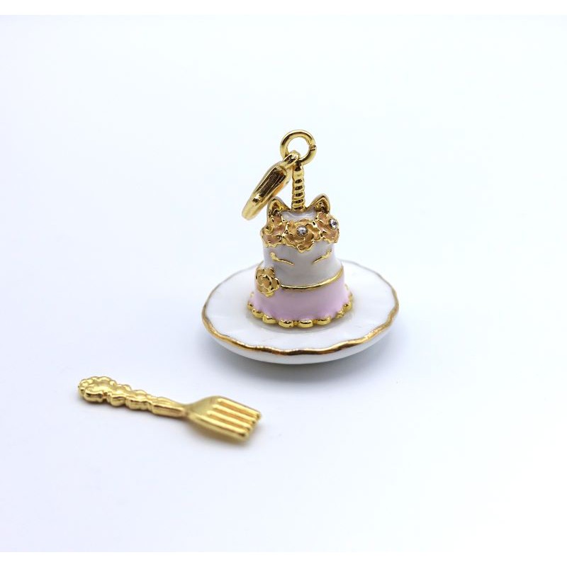 Charm gâteau licorne doré Charm gâteau licorne doré