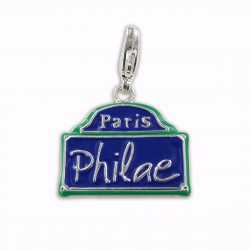 Charm plaque de rue Philae