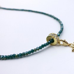 Collier de cristal vert