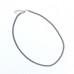 Grey cristal necklace