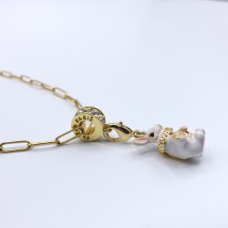 Collier doré pour charms