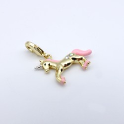 Gold unicorn charm