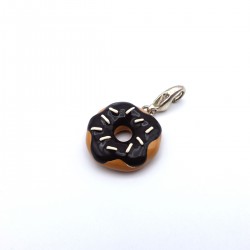 Chocolate donut charm