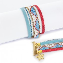 Bracelet manchette aimanté indien