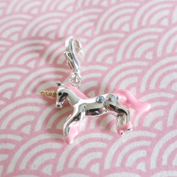 Charm licorne argent