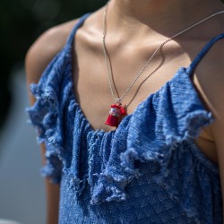 Bubble gum necklace