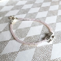 Pale pink crystal bracelet...