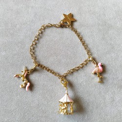 Gold bracelet for Charms