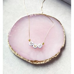 Collier à message...