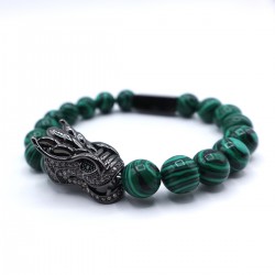 Bracelet dragon vert